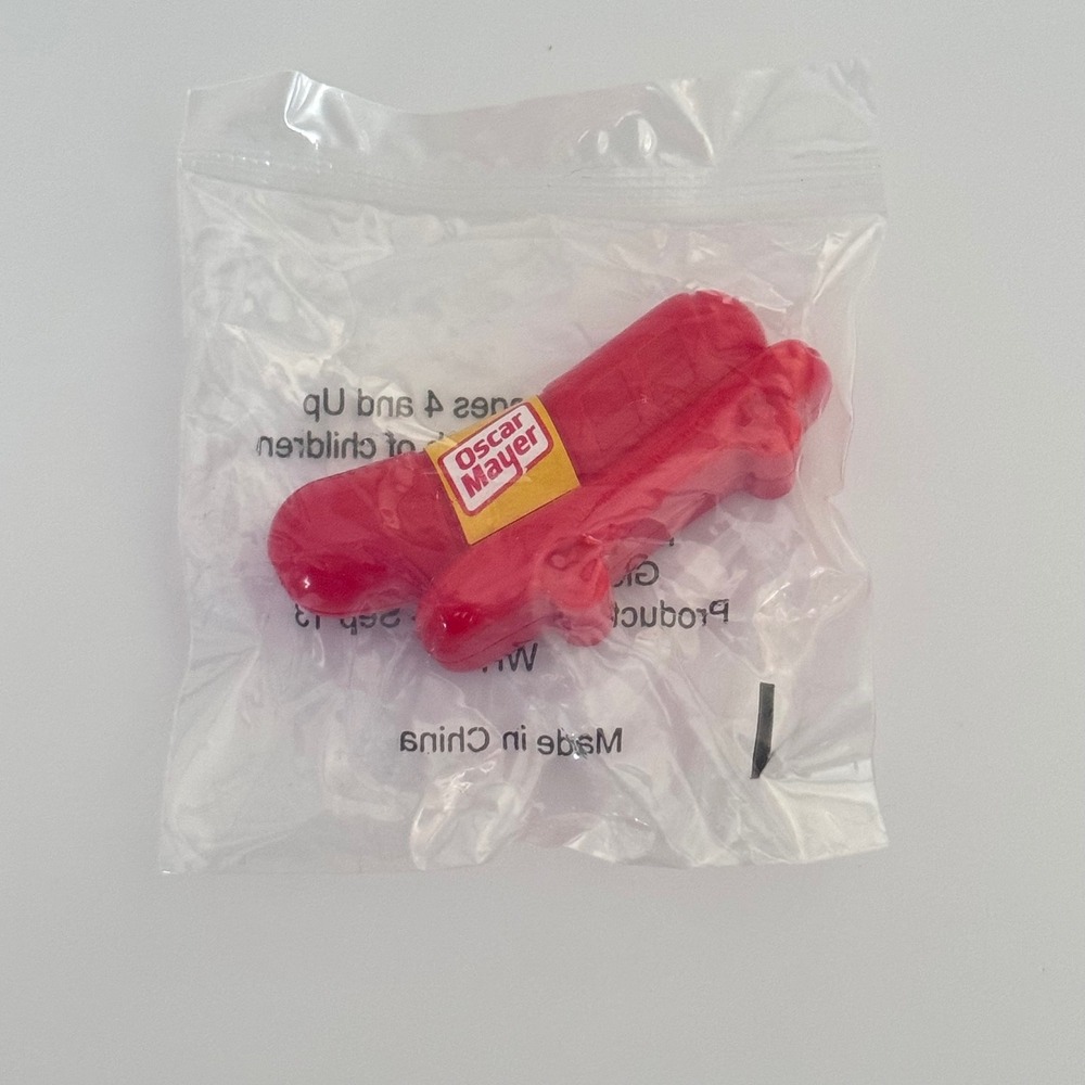 Oscar Mayer Wienermobile Whistle NEW‎ SEALED Wiener Wienie Toy Weinie Hot Dog